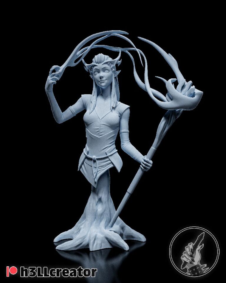 Keyleth 3D Model Bust H3llCreator - Specter3D