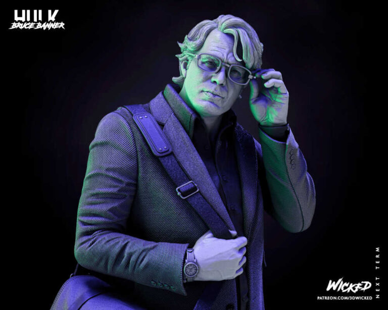 Bruce Banner 3D Model Figure Wicked - Specter3D