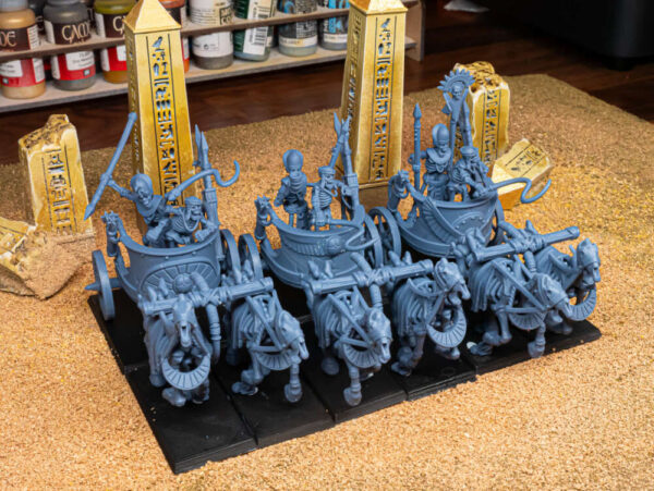 Ancient Skeletal Chariots 3D Miniature Highland Miniatures - Image 2