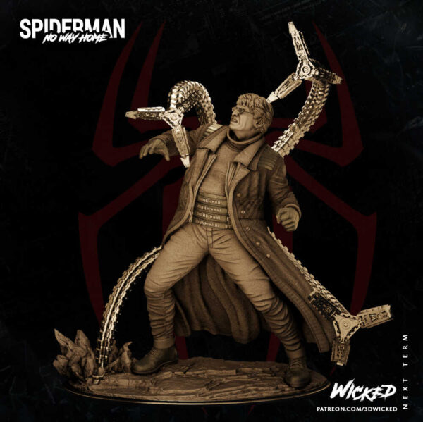 Dr. Octopus 3D Model Figure Wicked