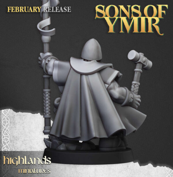 Dwarf Runepriests 3D Miniature Highland Miniatures - Image 3