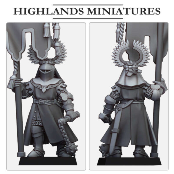 Gallia Battle Standard Bearers 3D Miniature Highland Miniatures - Image 2