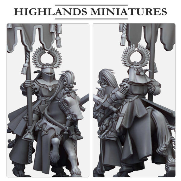 Gallia Battle Standard Bearers 3D Miniature Highland Miniatures