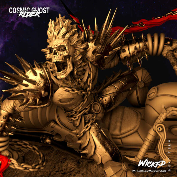 Ghost Rider 3D Model Figure Wicked - Image 5