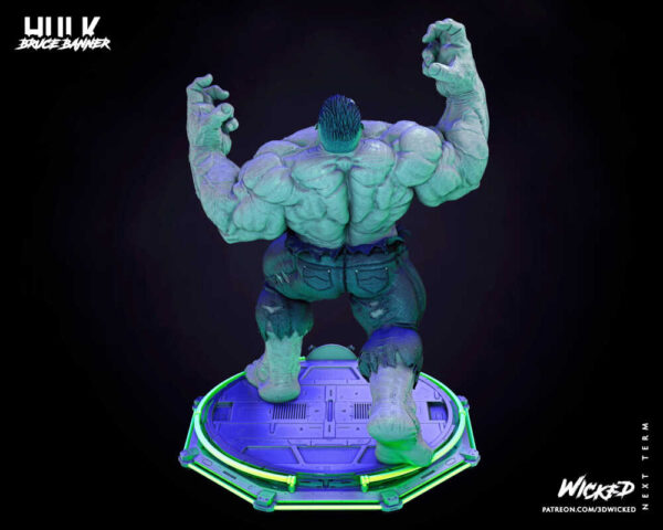 Hulk (The Incredible Hulk) 3D Model Figure Wicked - Image 5