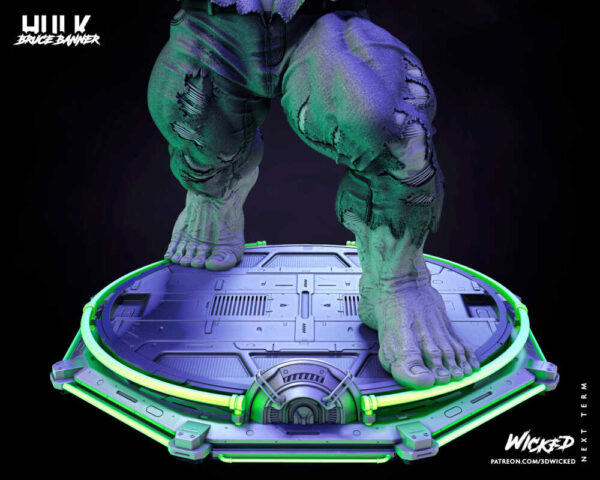 Hulk (The Incredible Hulk) 3D Model Figure Wicked - Image 7