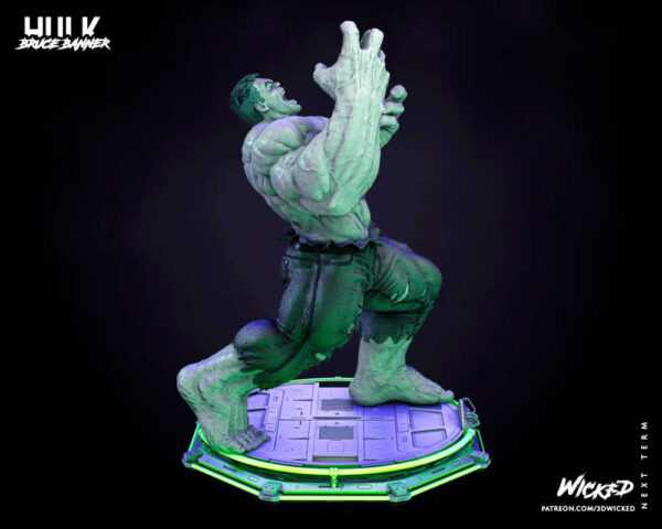 Hulk (The Incredible Hulk) 3D Model Figure Wicked - Image 6