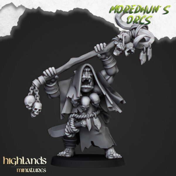 Orc Shamans 3D Miniature Highland Miniatures