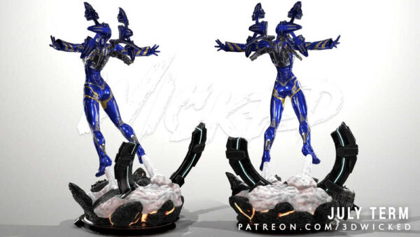 Pepper Potts 3D Model Figure Wicked - Image 4