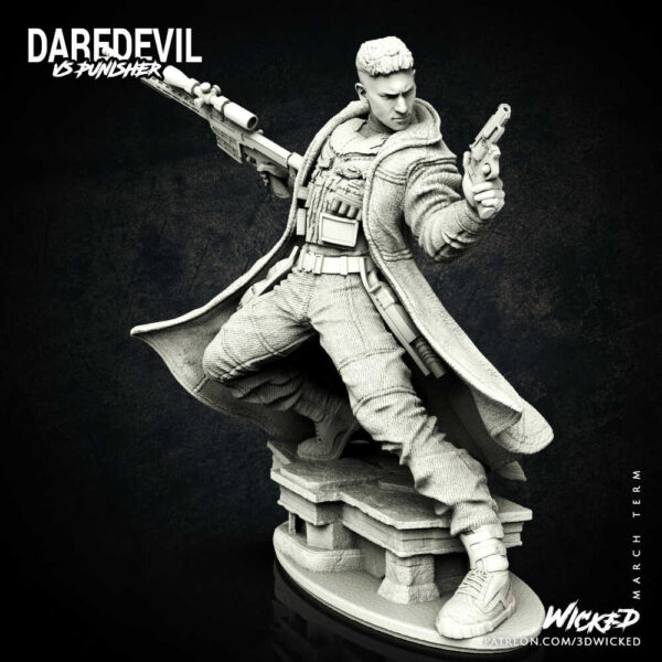Punisher 3D Model Figure Wicked