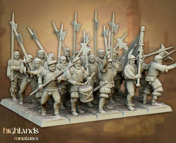 Sunland Imperial Troops 3D Miniature Highland Miniatures