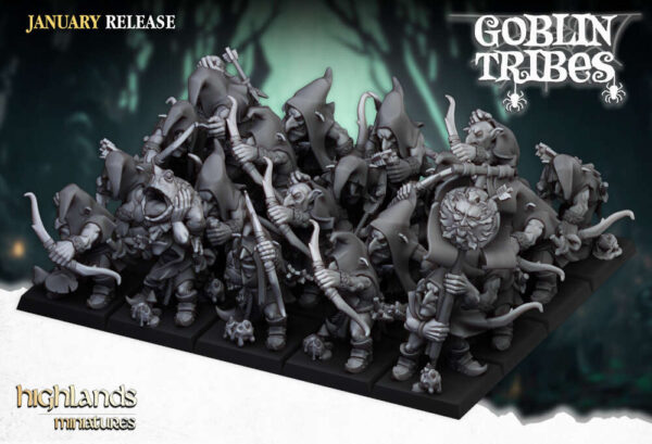 Swamp Goblin With Bows 3D Miniature Highland Miniatures
