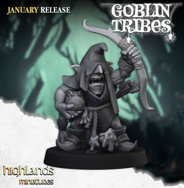 Swamp Goblin With Bows 3D Miniature Highland Miniatures - Image 3