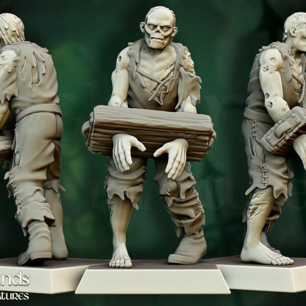 Zombie Villagers 3D Miniature Highland Miniatures - Image 6