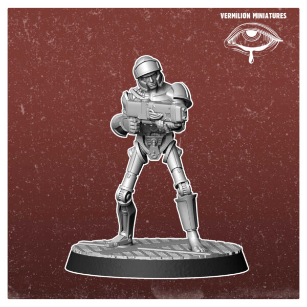 Replicants 3D Miniature Vermilion Miniature - Image 2