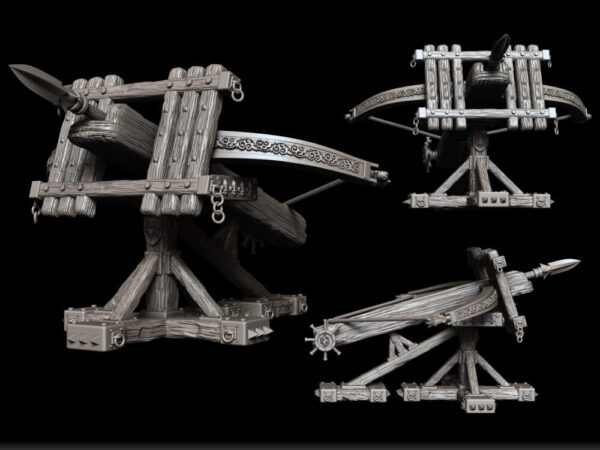Ballista 3D Miniature Raven Twins Miniatures