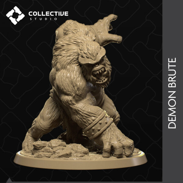 Demon Brute 3D Miniature Collective Studio