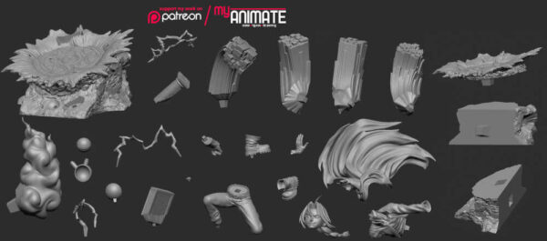 Edward Elric 3D Model Figure myAnimate - Image 8