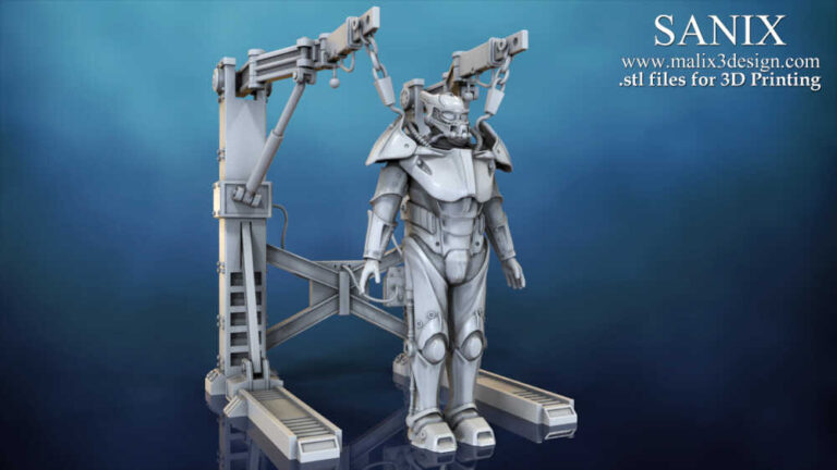 Enclave 3D Model Figure Sanix 3D - Specter3D