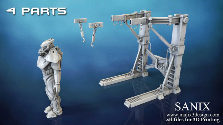 Enclave 3D Model Figure Sanix 3D - Specter3D