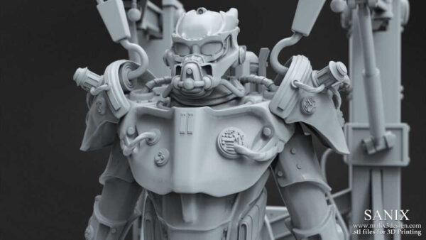 Tesla 3D Model Figure Sanix 3D - Image 2