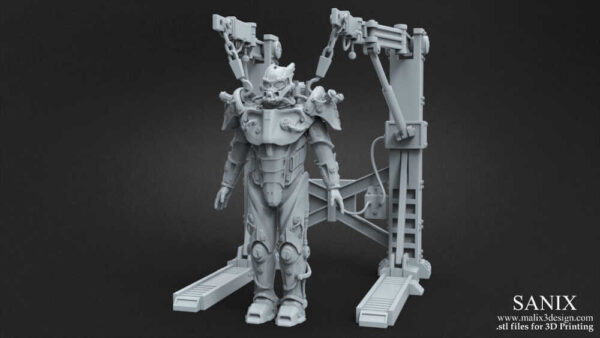 Tesla 3D Model Figure Sanix 3D - Image 3