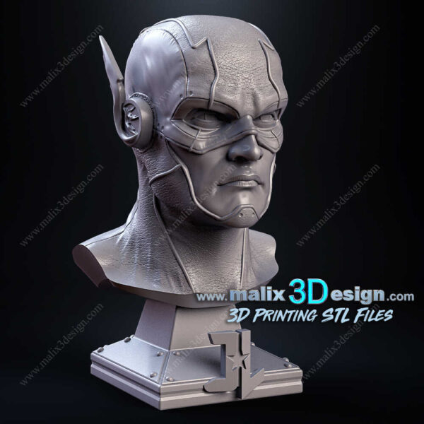 Flash 3D Model Bust Sanix 3D - Image 2