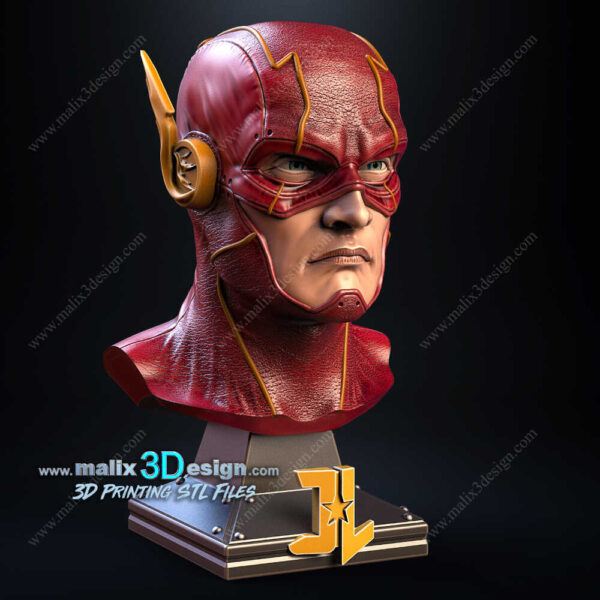 Flash 3D Model Bust Sanix 3D