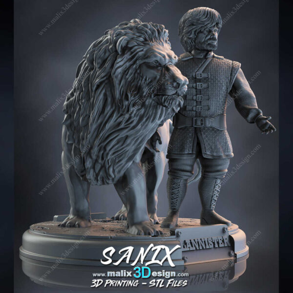 House Lannister 3D Model Figure Sanix 3D