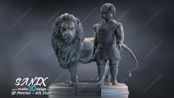 House Lannister 3D Model Figure Sanix 3D - Image 3
