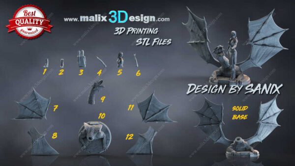 House Targaryen 3D Model Figure Sanix 3D - Image 6
