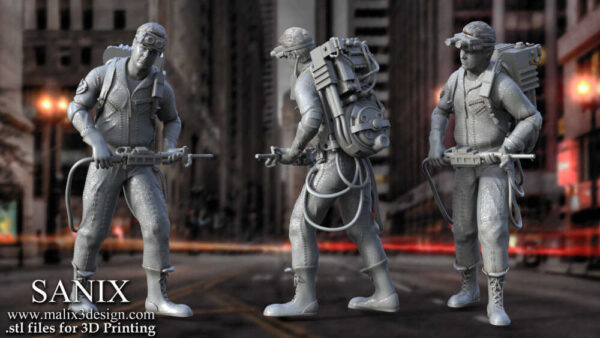 Ray Stantz 3D Model Figure Sanix 3D - Image 2