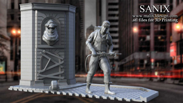 Ray Stantz 3D Model Figure Sanix 3D