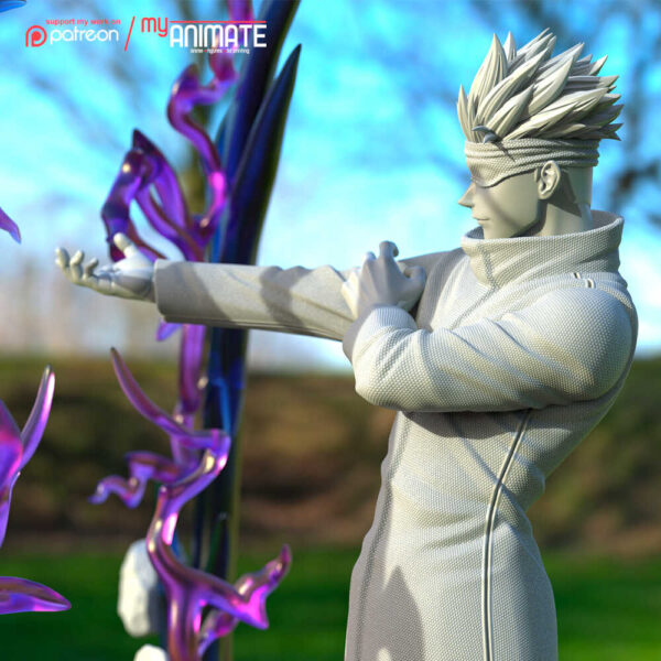 Satoru Gojo 3D Model Figure myAnimate - Image 7