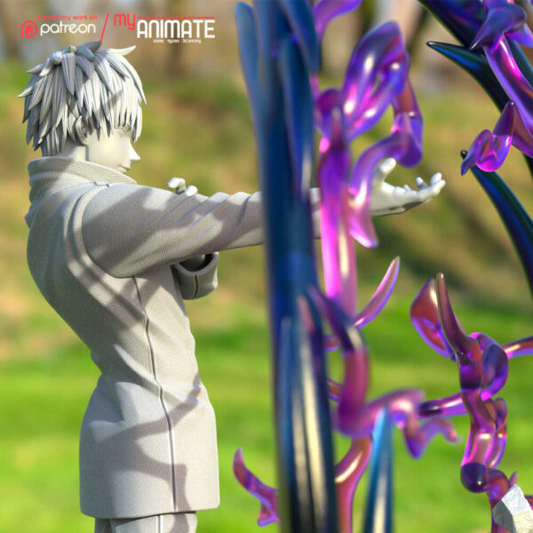 Satoru Gojo 3D Model Figure myAnimate - Image 6
