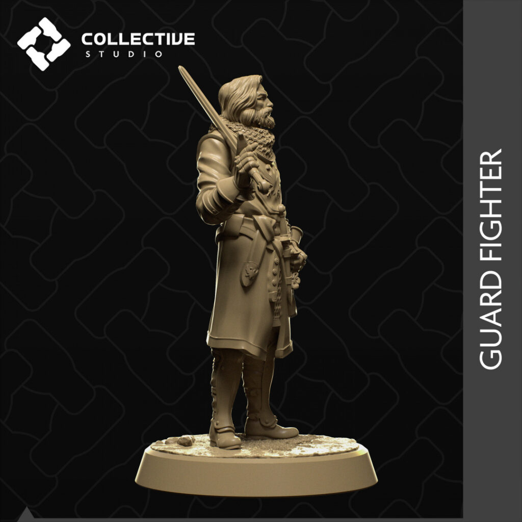 Guard Fighter 3D Miniature Collective Studio - Specter3D