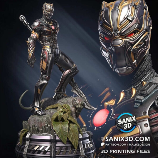 Iron Panther 3D Model Figure Sanix 3D