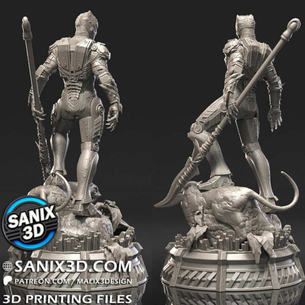Iron Panther 3D Model Figure Sanix 3D - Image 4