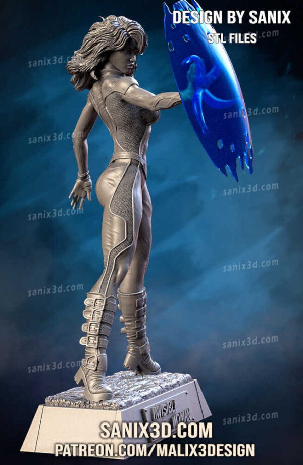 Invisible Woman 3D Model Figure Sanix 3D - Image 4