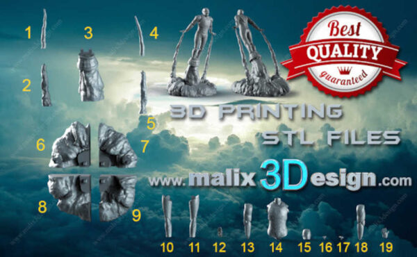 Iron Man (Mark 50) 3D Model Figure Sanix 3D - Image 8