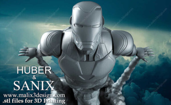 Iron Man (Mark 50) 3D Model Figure Sanix 3D - Image 4