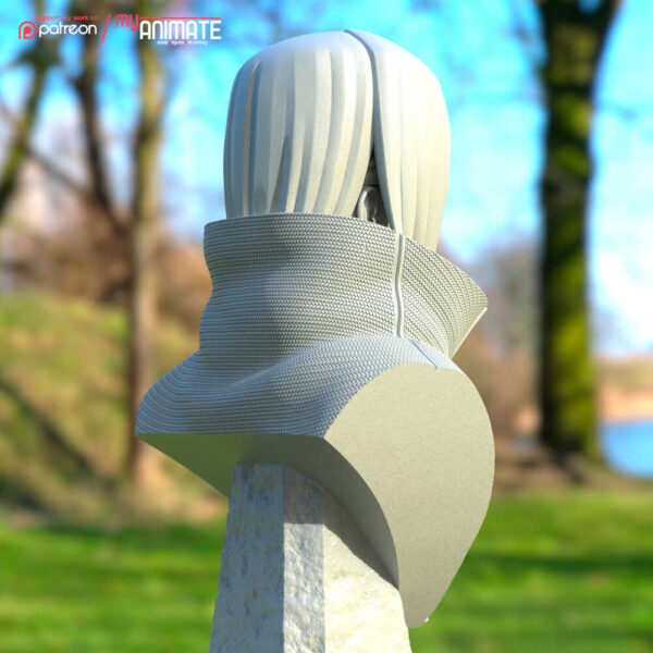 Itachi Uchiha 3D Model Bust myAnimate - Image 7