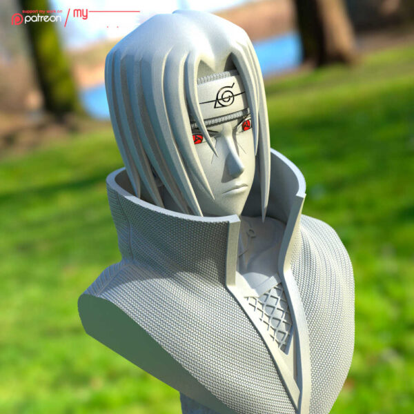Itachi Uchiha 3D Model Bust myAnimate - Image 4