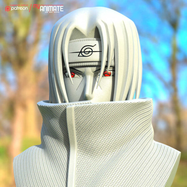 Itachi Uchiha 3D Model Bust myAnimate - Image 3