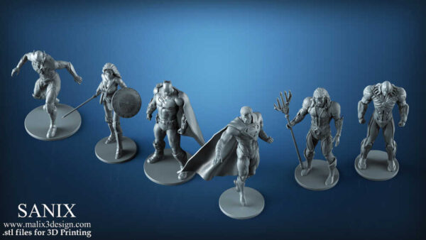JL (The Justice League) Diorama 3D Model Sanix 3D - Image 5