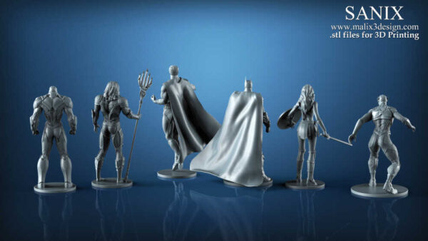 JL (The Justice League) Diorama 3D Model Sanix 3D - Image 8