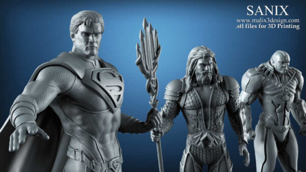 JL (The Justice League) Diorama 3D Model Sanix 3D - Image 7