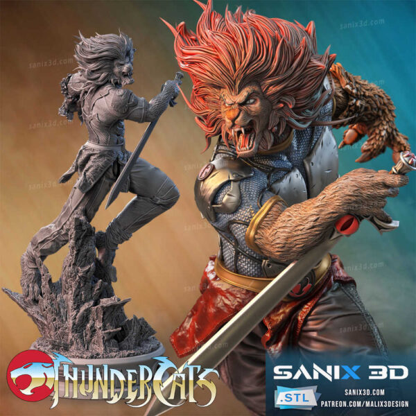 Lion-O 3D Model Figure Sanix 3D