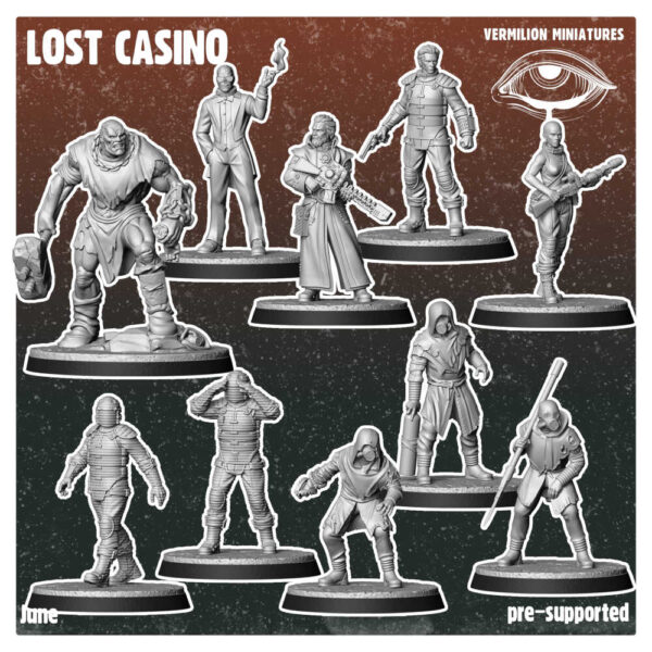 Lost Casino 3D Miniature Vermilion Miniature