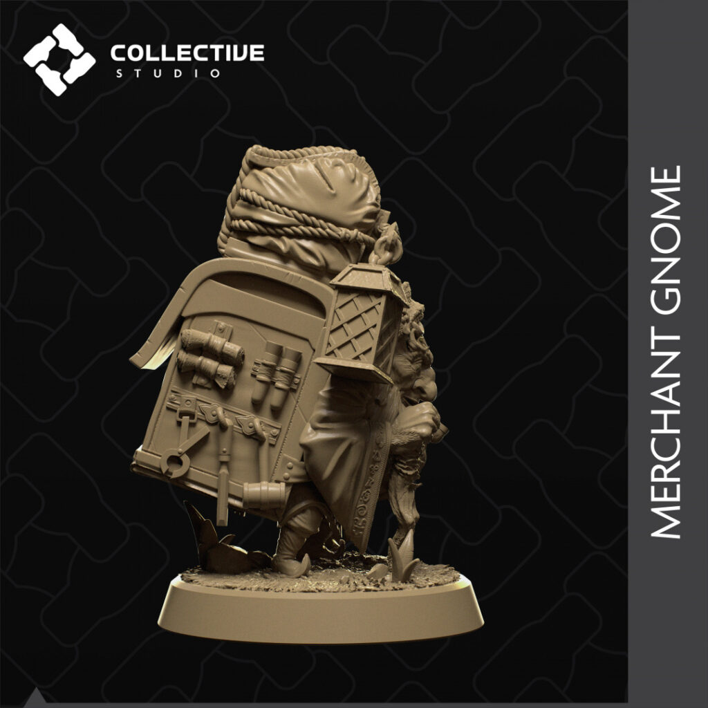 Merchant Gnome 3D Miniature Collective Studio - Specter3D